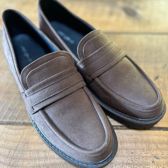 Indigo‎ Rd Womens Brown Loafer Slip On Faux Suede Shoes Size 8M - Picture 9 of 9